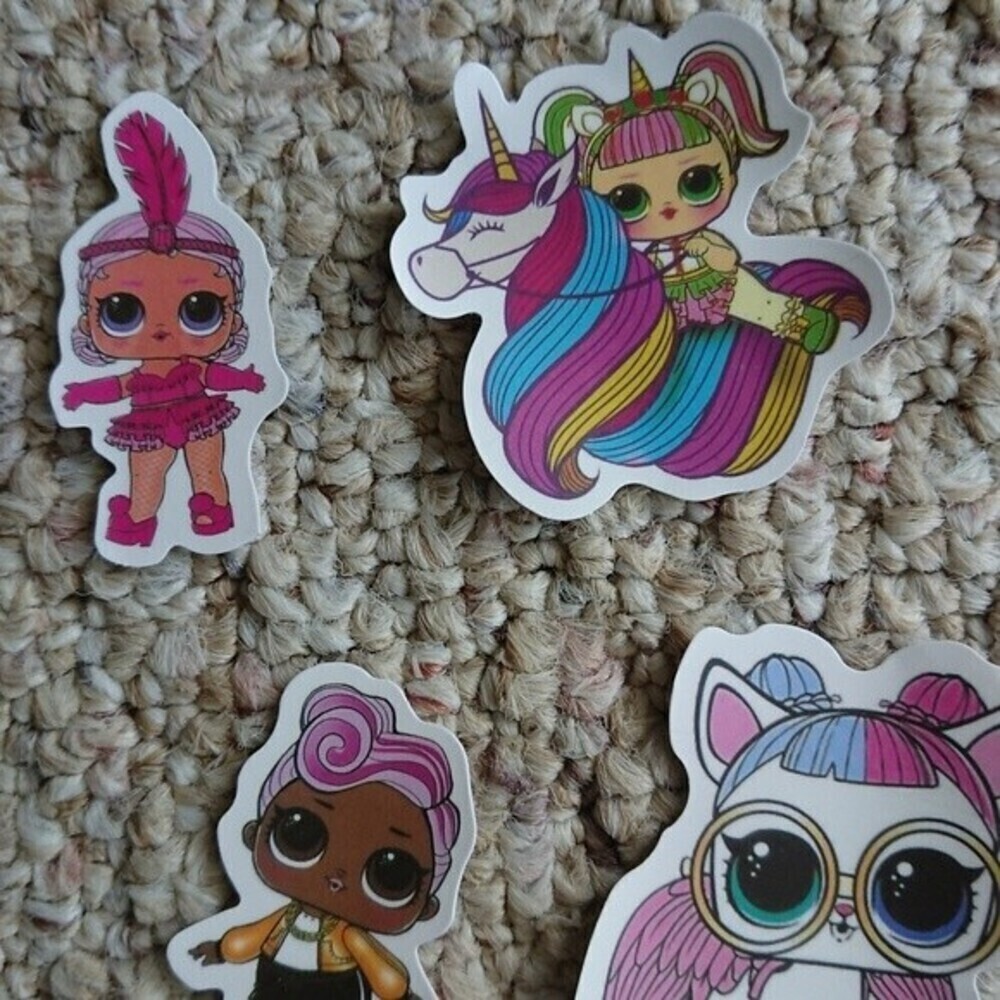 50 pieces cute LOl Stickers Waterproof Vinyl - Picture 2 of 10